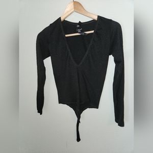 Free People deep V bodysuit